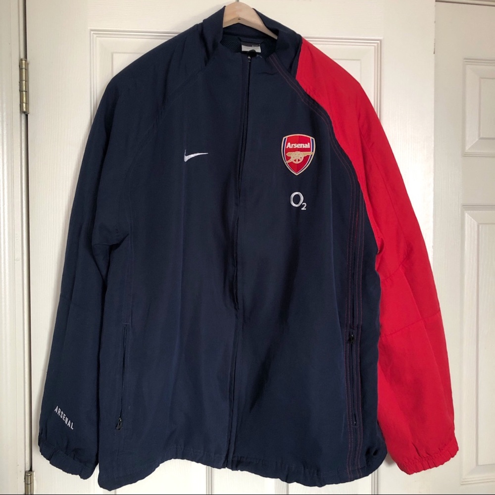 ⬇️ NIKE Arsenal Windbreaker Blue Jacket Men’s XL